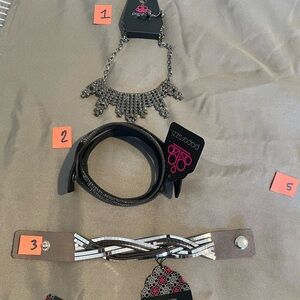 Paparazzi necklace and bracelets